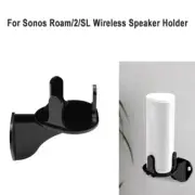 Lndoor Wall Mounted Audio Stand for Sonos Roam/2/SL Acrylic Storage Rack Black