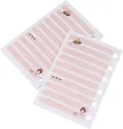 COHEALI Loose-Leaf Paper Refill 3 Pack School Store Binder Smooth Writing Notebook Fit
