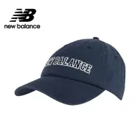 在飛比找Yahoo奇摩購物中心優惠-[New Balance]刺繡NB棒球帽_中性-深藍色_深藍