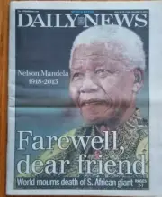 Nelson Mandela Dead Ny Daily News December 6 2013