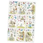 Set of 9 Sheets Easter Window Decals Double Sided PVC Material Electrostatic