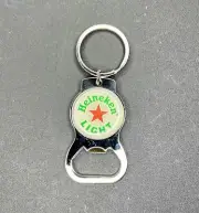 Heineken Metal Bottle Opener 2.25” Promotional Beer Logo Collectible Keychain