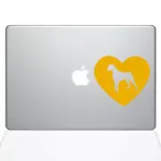The Decal Guru Heart Boxer Dog MacBook Decal Vinyl Sticker - 13" MacBook Pro ...