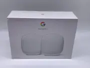 Google Nest Wifi Pro Wi-Fi 6E Router Mesh System - Snow (2-Pack)