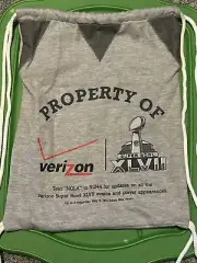 SuperBowl XLVII Property of Verizon ProFanity hoodie bag