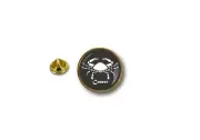 pins pin's flag badge metal lapel hat button biker on zodiac cancer