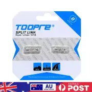 TOOPRE 2 Pairs Bicycle Chain Link Connector MTB Bike Quick Master Links