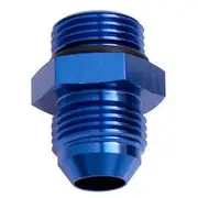 Aeroflow Straight AN Male Flare Adapter to ORB -24AN to -20 ORB, AF920-24-20