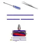 Vacuum Cleaner Replacement Part Bottom Strip Plush Strip Purple For Dyson V6