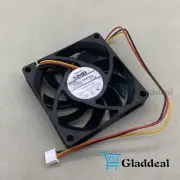 For NMB 2606JL-04W-S39 Dual Dall Case Cooling Fan 12VDC 0.10A 3-Pins 70*70*15mm