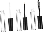 FOMIYES 6Pcs Eyelash Applicator and Brush Bottle Premium Frosted Lid Containers for Mascara Lip Gloss Eyeliner Lightweight Durable Versatile for Makeup Application