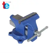 4-1/2" Vice Utility Combination Pipe Home Vise Swivel Base Bench for Woodworking