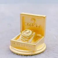 在飛比找蝦皮購物優惠-🧧 銘峰銀樓🧧  純金9999 黃金精品工藝手錶造型裝飾 3