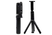 Philips Flexible Tripod Stand Selfie Stick w Bluetooth Remote For iPhone Black