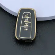 PROTECTOR COVER SUITS TOYOTA CAMRY HYBRID 4 BUTTON SMART KEY 2018-2022 BLACK