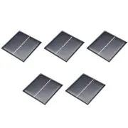 5 Pack 4V 100mA 70mm x 70mm Mini Solar Panel Cell for DIY Electric Power Project
