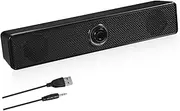 SHINEOFI Sound Bar System for Home and Desktop Wired Computer Speaker with High Definition Stereo Sound Multi Device Compatibility Easy Setup Durable Design for Music and Movies