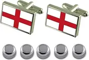 [Select Gifts] Shirt Dress Studs Genoa City Italy Flag Cufflinks