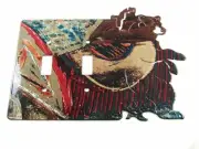 Southwest Bear Double Light Switch Cover Plate by LaZart 02161511111B