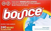 Bounce Fresh Linen Scented Fabric Softener Dryer Sheets, 240 Count