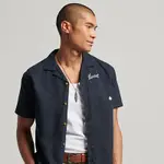 SUPERDRY 男裝 短袖襯衫 有機棉 VINTAGE RESORT S/S 海軍藍