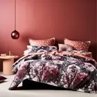 New Logan & Mason Briar Rose Queen Size Quilt / Doona Cover Set Reversible
