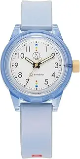 Q＆Q SmileSolar(キューアンドキュー スマイルソーラー) Cue & Cue Smile Solar R03A-001VK Women's Watch, Blue, blue (baby blue)