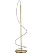 [Lexi Lighting] Lyona LED Floor Lamp in Gold
