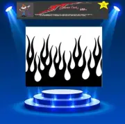 OLD SCHOOL Flame Stencil Large Template Airbrush Paint #325