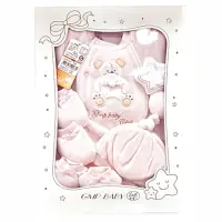 在飛比找momo購物網優惠-【GMP BABY】舒適 條絨牛寶寶 夾棉彌月禮盒(ZT3-