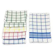 Kitchen Tea Towels Cotton Dish Cloths Bar Towels Multipurpose Cleaning 6PC