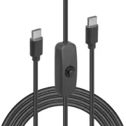 Type-C Fast Charging Cable with Switches for Mobile Phone Tablet Lamp USB Fan