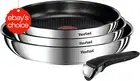 Ingenio Emotion Induction Non-Stick Stainless Steel 4 Piece Frypan Set L897S474