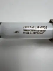 OSRAM, L 16W/25 Weis-Universal-White Florescent Lamp 720 x 26mm Made in Germany
