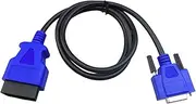 OBD2 Cable Adapter 493113 16-Pin Fit for Nexiq USB Link 2 and Nexiq USB Link 3 J1962 Vehicles for Ford for GM for Dodge for Volvo Mack for Isuzu for Hino
