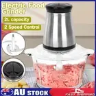 2 Speed 2L Electric Meat Grinder Food Chopper Blender Filler Kibbe Sausage 300W