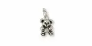 Teddy Bear Charm Jewelry Sterling Silver Handmade Teddy Bear Charm TB11-C