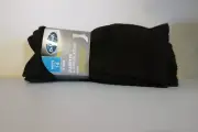 Dr Scholl’s 6 PAIR Diabetes & Circulatory Men’s Crew Black Socks size 7-12 NIP