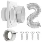 Dryer Vent Connector, Lock Dryer Hose Vent Kit with Connect & Disconnect,3035