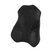 Cabin Crew Memory Foam Lumbar Cushion - Black, Velour