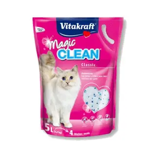 【德國Vitakraft】VITA Magic clean神奇抗菌水晶貓砂 5L/2.2kg*6入組(貓砂)