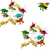 2pcs LED Dinosaur String Lights for Boys Dinosaur Lamp Christmas Party Supplies for Tent Garden Patio