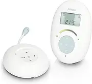 Alecto DBX120 Baby Monitor Audio - DECT Baby Monitor - Safe and Interference-Free Connection - Intercom Function - 5 Lullabies - VOX Function - Low Radiation - White/Blue