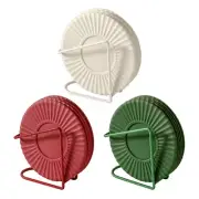 5pcs Silicone Round Placemat Anti-Scald Dining Table Mat