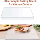 with Lip Clear Chopping Board Acrylic Countertop Protector Counter