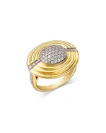 Bloomingdale's Fine Collection Diamond Pave Statement Ring in 14K Yellow Gold, 1.0 tcw