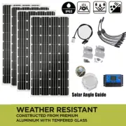300W 600W 900W 1200W Solar Panel Kit 12V Home Off Grid Battery Charging Power AU