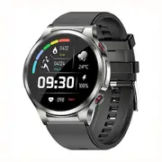 Non-invasive Blood Glucose Test Smart Watch,Blood Pressure Heart Rate Body Temperature Sports Smart Watch,Blood Sugar Monitoring Smartwatch (Silver)
