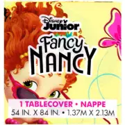 FANCY NANCY PLASTIC TABLE COVER ~ Birthday Party Supplies Cloth Decorations Bree