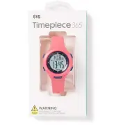 Timepiece Kids Round Digital Watch - Pink